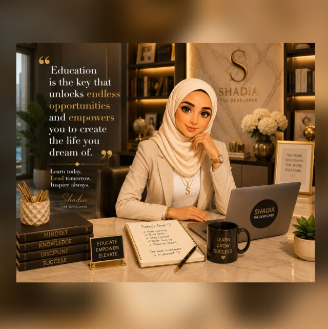 Shadia Algazali, founder of Shadia the Developer